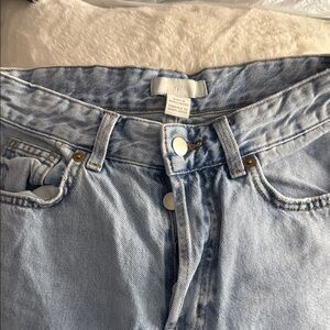 H&M High Rise Light Wash Jeans